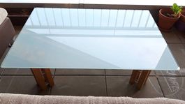 Table de balcon/jardin en verre, Glastisch für Balkon/Garten