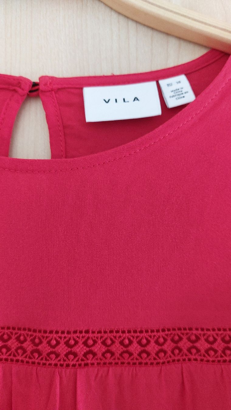 Vila Chemisiers: Bluse VILA, rot, Grösse M – D'occasion à Dettighofen par monaso 3