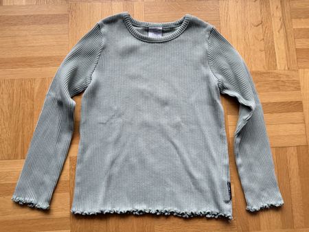 Süsses Langarmshirt, Rippstruktur, Gr.  116