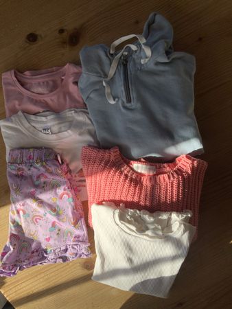 Sommer Set Mädchen Grösse 104- 116 6-teilig, Top Zustand!