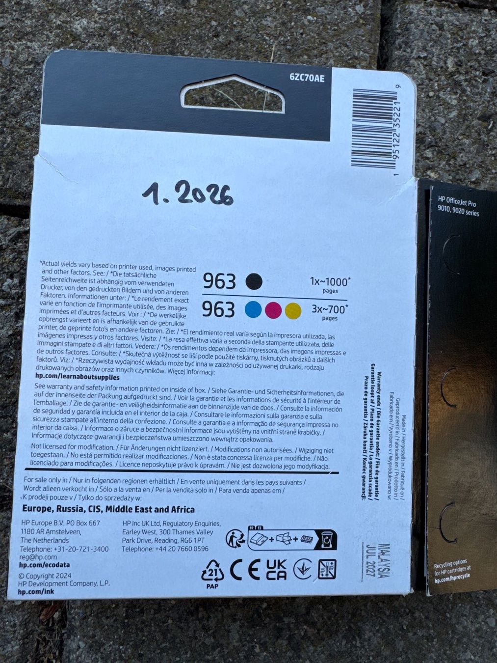 Hewlett Packard Cartucce per stampanti & toner: Druckerpatrone Magenta hp 963 – Nuovo (secondo la descrizione) da Elsau venduto da CTN20 5