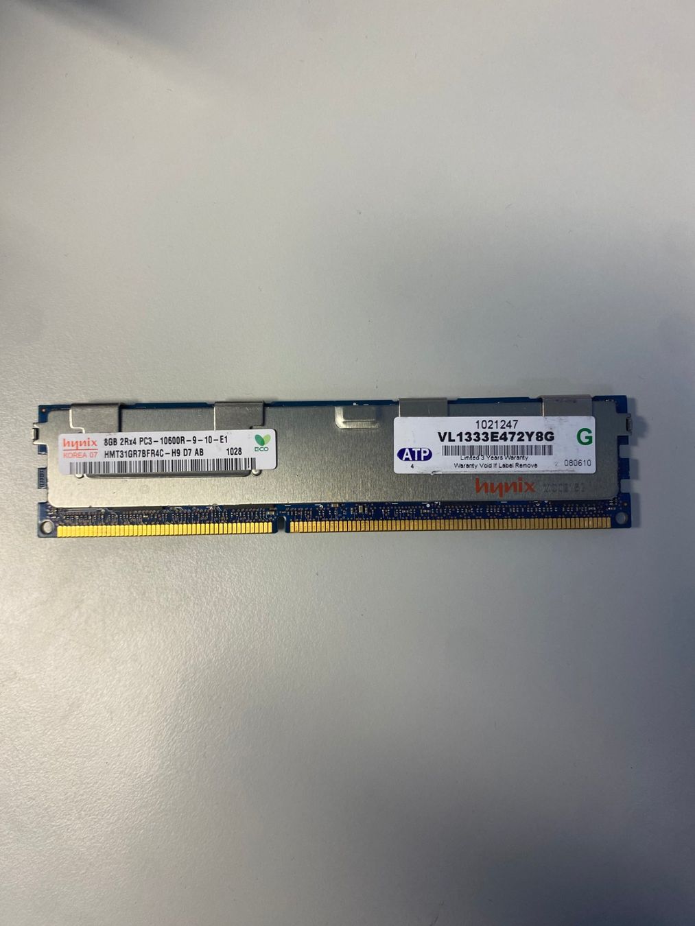 Memoria / RAM: Hynix 8GB DDR3 RAM – Usato da Zizers venduto da Digitag0