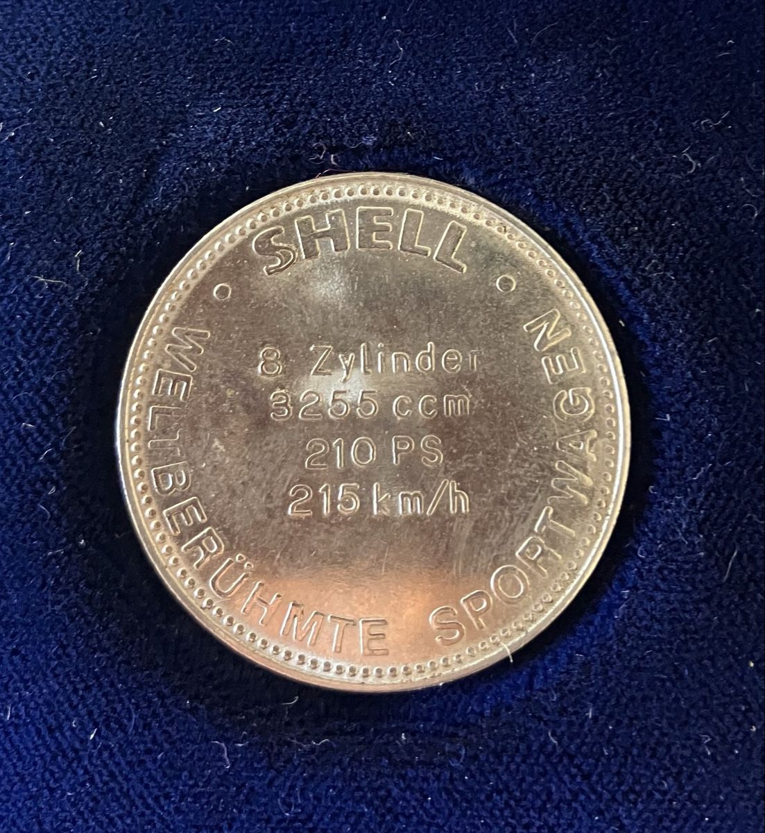 Tutti le monete: Sammelmüne Shell Bugatti Atlantic 1937 – Usato da Zürich venduto da wuchrolf 1