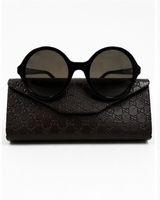 Gucci Sonnenbrille  Rund  Schwarz  Original