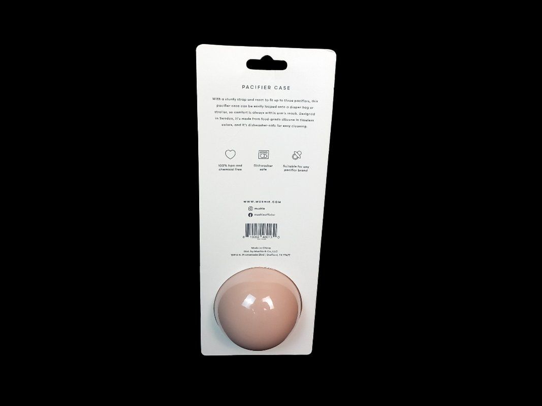 Succhiotti & catenelle porta ciuccio: MUSHIE Pacifier Case, Silikon Schnullerbox – Nuovo e nell'imballaggio originale da Hünenberg venduto da Restwert_Zug 1