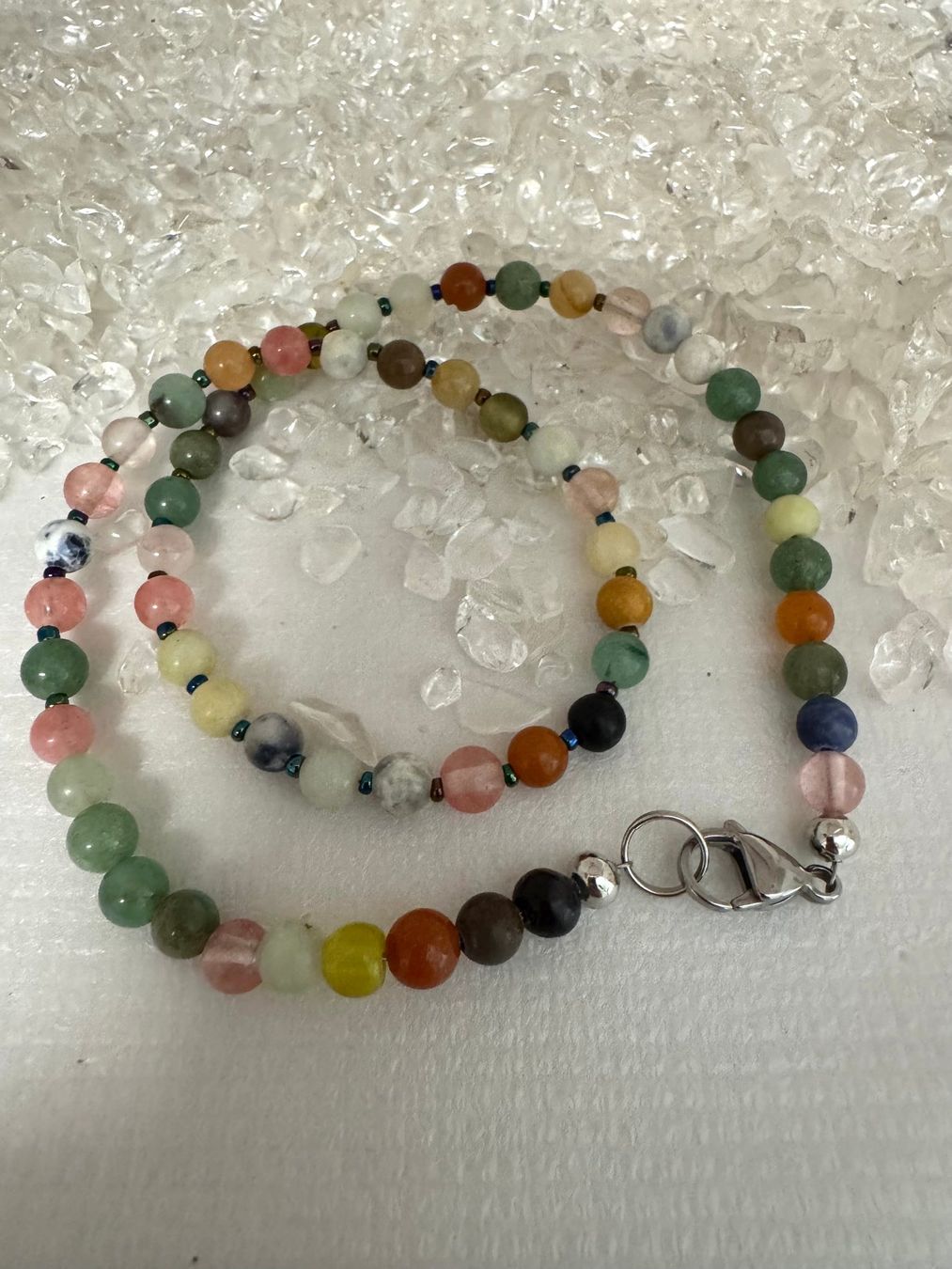 Catenine: Kinderkette verschiedene Edelsteine – Nuovo (secondo la descrizione) da Biberist venduto da tl-schmuck 1