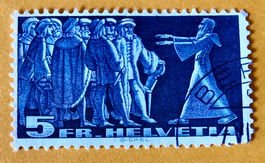 Nr.217 GESTEMPELT Tagsatzung zu Stans 1938  