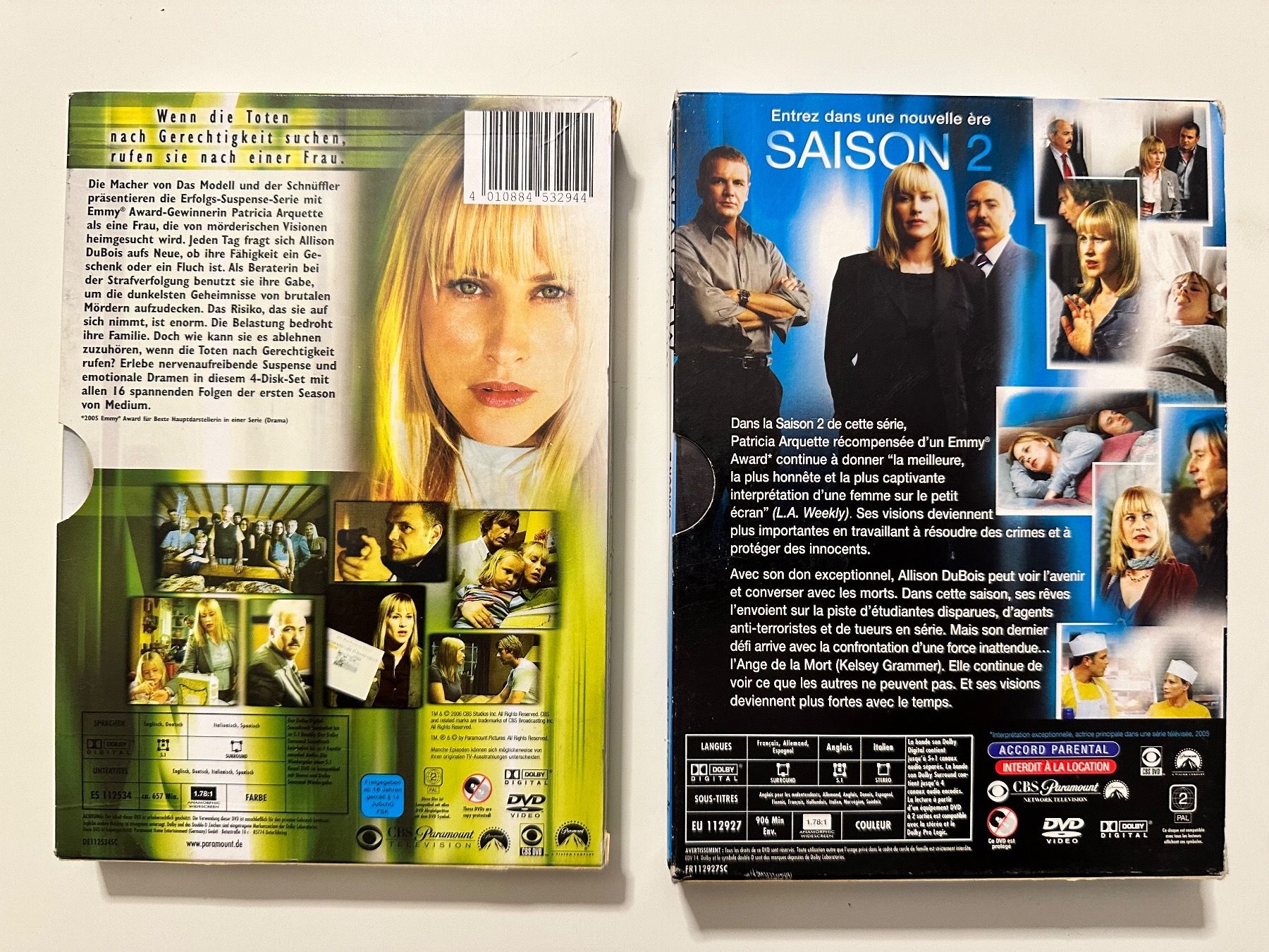 Tutti i DVDs: MEDIUM - STAFFEL 1 und 2 – Usato da Münsingen venduto da Ganjam 1