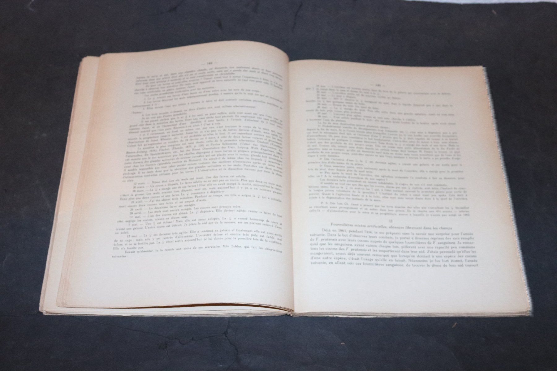 Libri: DR.FOREL,LES FOURMIS DE LA SUISSE,1920 – Usato da Guensberg venduto da Herzaktion 2