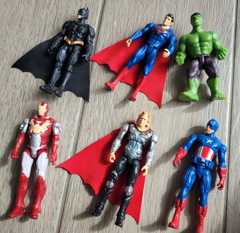 Lot De 14 Figurines Super Héros Yolanda – Collection Enfant Et Fan De Comics