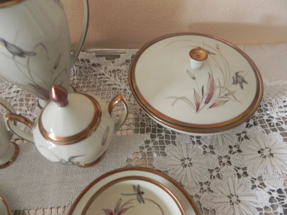 PORCELAINE LOMOGE! CACHE POT ANTIQUE PEINT A LA MAIN!! | Kaufen auf