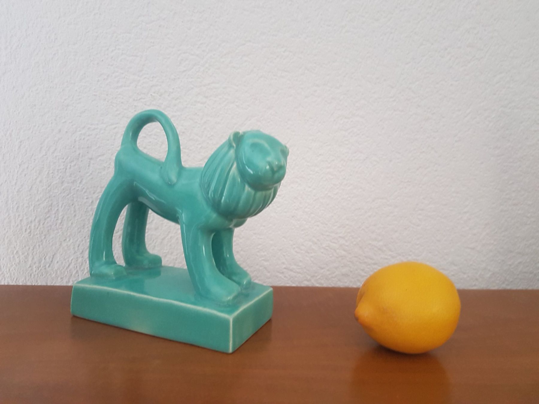 Sculture & Statue: Der Löwe Keramik 17x17cm Weber – Usato da Wallisellen venduto da Swissline11