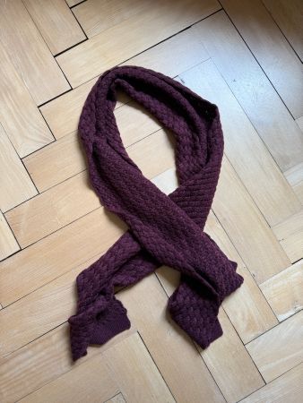 JACK & JONES - Strick Schal weinrot