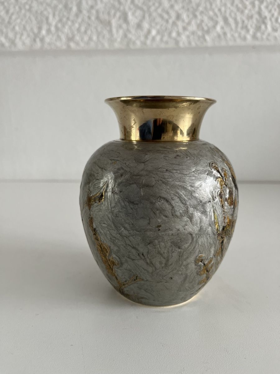 Vasen & Gefässe: Messing Vase emailliert – Gebraucht aus Wetzikon ZH von seli03 5