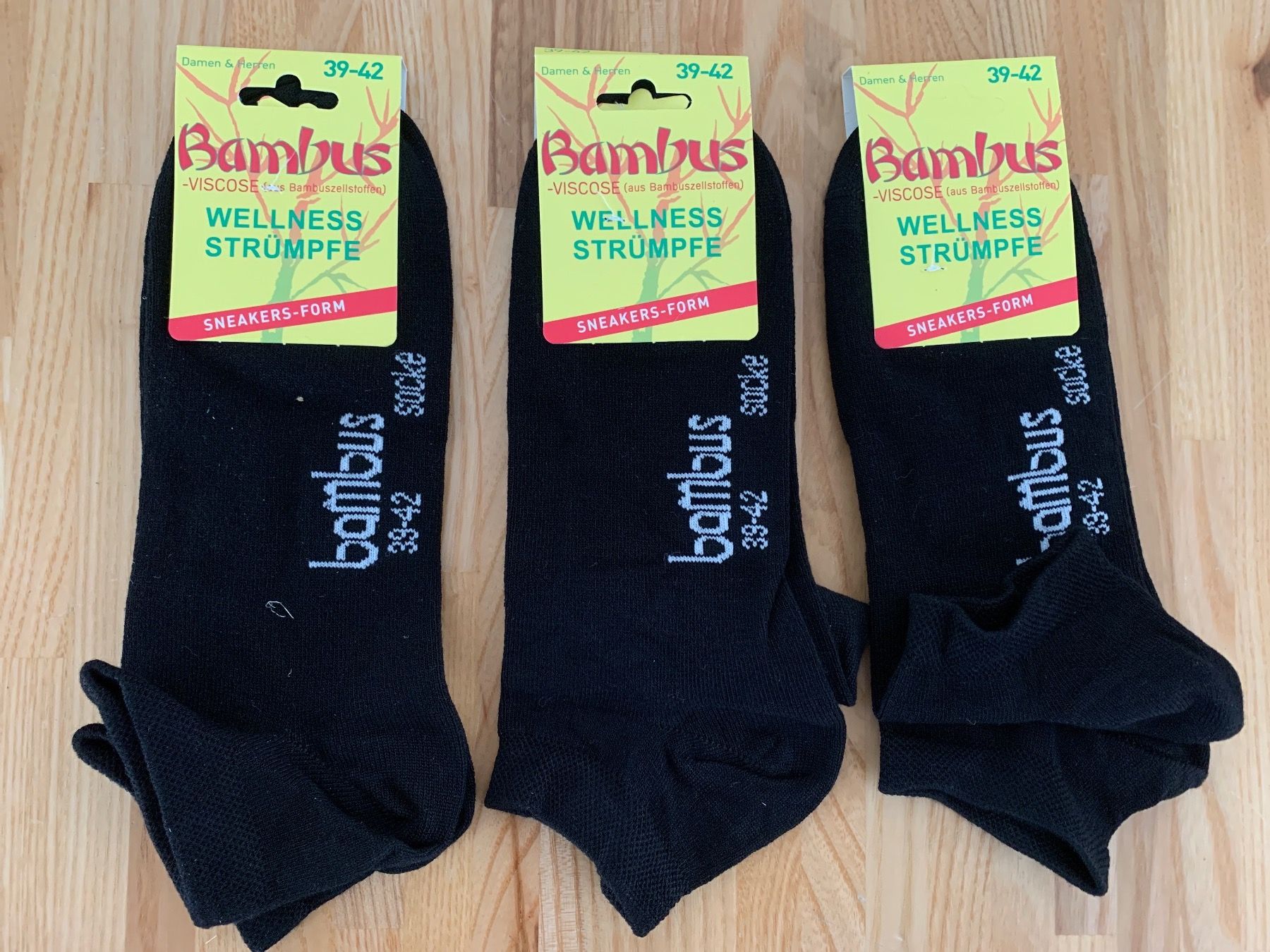 Calze: Socken Bambus 3er 39-42 – Nuovo e nell'imballaggio originale da Wettingen venduto da Kawasaki987