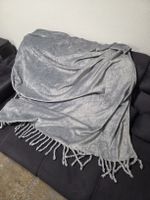 Kuscheldecke / Tagesdecke Grau 130x170