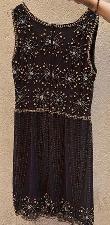 Vestito donna/Kleid/Robe Lace&Beads taglia M
