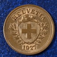 1 RAPPEN JAHR 1927 - SCHWEIZ / RAR