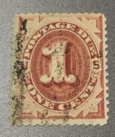 USA 1879-91 alte postage due briefmarke
