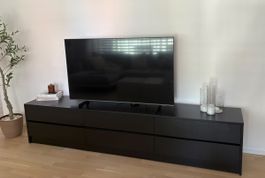 TV-Unterschrank schwarz
