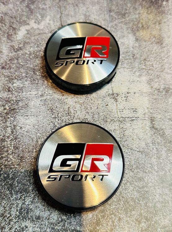 4 Nabendeckel Für Toyota 60mm - Rote Felgenkappen Auto Zubehör