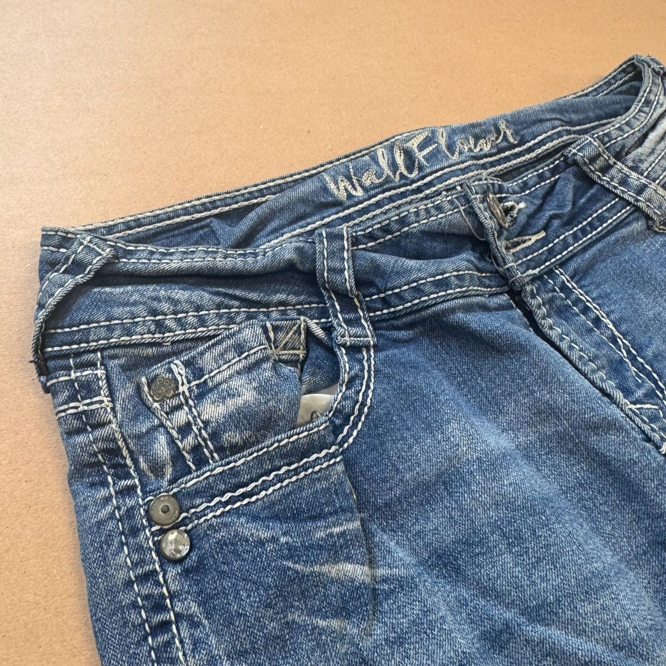 Jeans: Wallflower Y2K bootcut denim jeans – Usato da St. Gallen venduto da sourced_limited 5