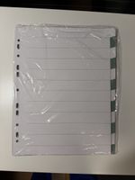Lot de matériel de bureau A4 – NEUF - séparateurs & pochette