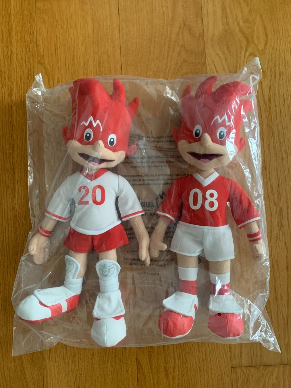 Figuren: Trix und Flix - Maskottchen EURO 2008 – Neu und originalverpackt aus Männedorf von Cemara