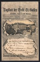 St. Gallen, Marktplatz und Hotel Hecht a