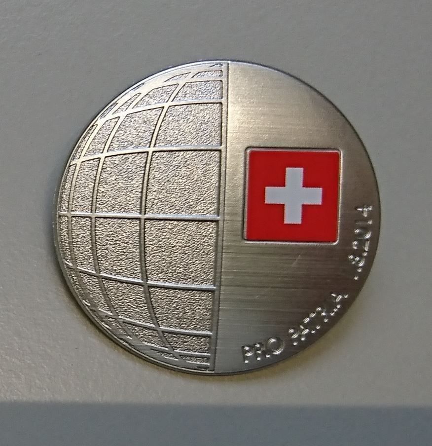 Placchette & Badge: 1. Augustabzeichen 2014 Pro Patria – Nuovo (secondo la descrizione) da Wettingen venduto da Alpinez