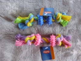 2 x Welpen Knotenspielseil