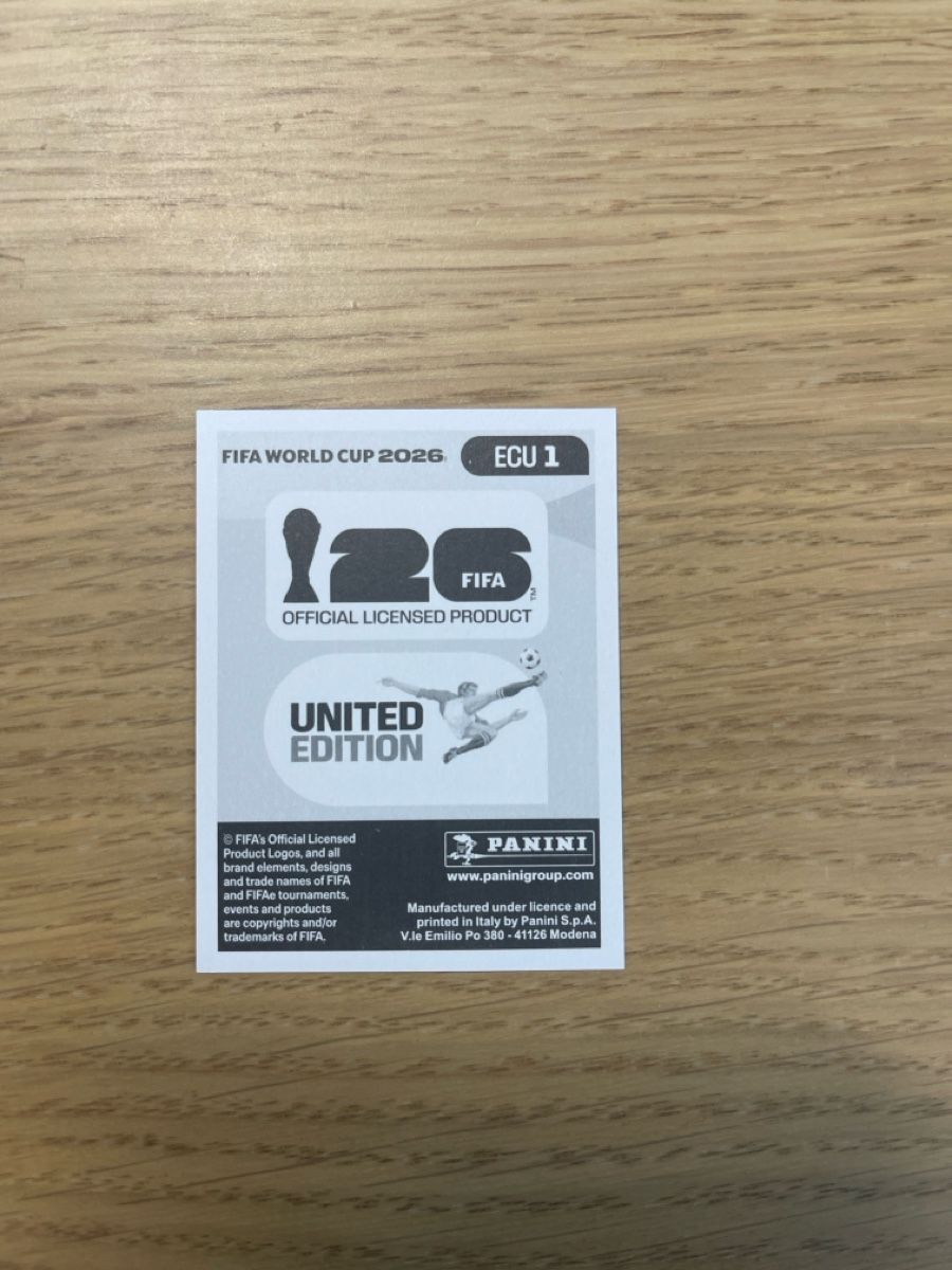 Aufkleber: Panini FIFA WC ECU 1 – Neu (gemäss Beschreibung) aus Lausanne 26 von mar_2ldv 1