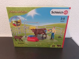 Neu - Schleich - Kuh Waschstation