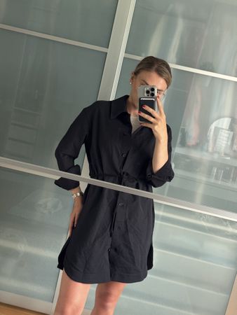COS Black  Shirt Dress Size XS