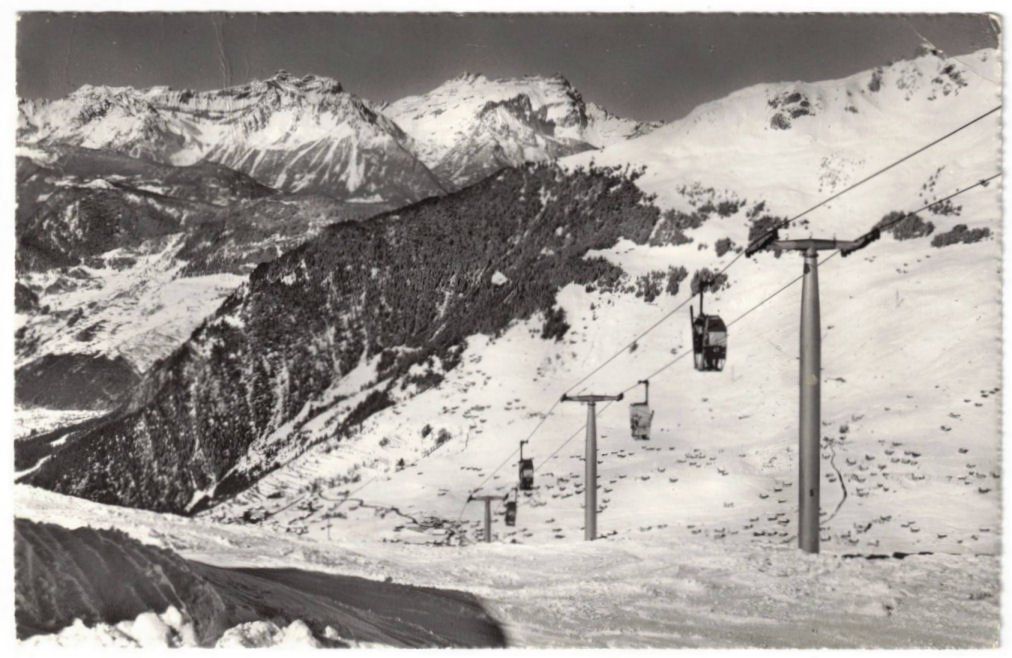 Cartoline postali: Verbier - Sessellift Médran – Usato da Binningen venduto da Mountainrider