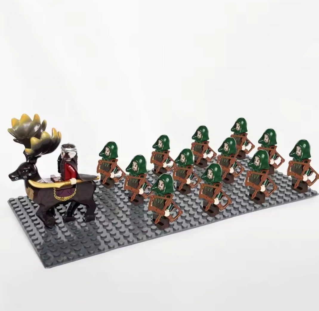 13 pièces château chevalier Rohan Azog Orcs demi-bête (Neu und ...