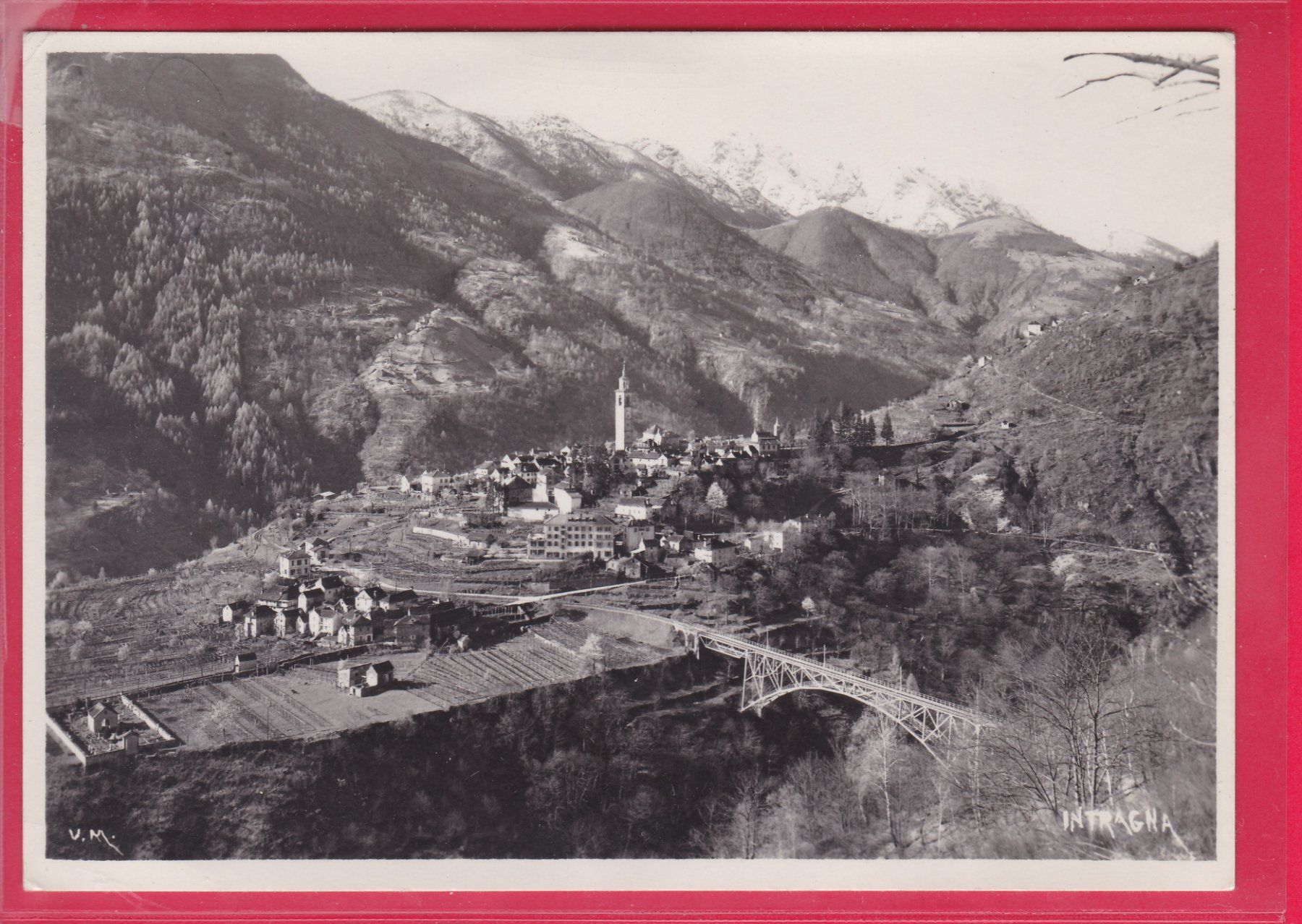 Cartoline postali: INTRAGNA, 17.9.1948 – Usato da Oberrieden venduto da Gebirgsstelze