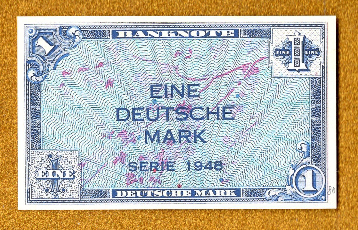 Banconote: Germany 1 mark serie 1948 UNC – Nuovo (secondo la descrizione) da Leibstadt venduto da baroc333