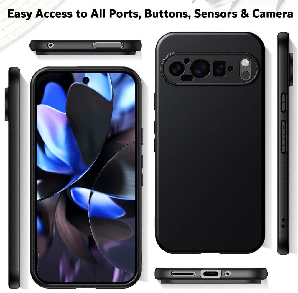 Google Cover & Protezioni schermo: Google Pixel 9 Pro Hülle Case black matt TPU dünn weich – Nuovo e nell'imballaggio originale da Rorschacherberg venduto da elektrofreak 5