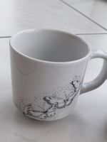 Langenthaler Porzellan Tasse, Handbemalt