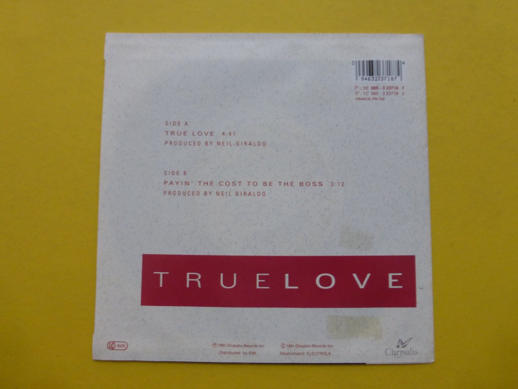 Schallplatten: Pat Benatar – True Love – Gebraucht aus Zürich von Swiss57 1
