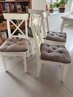 IKEA Rosentorp Stühle  4er Set | Weiss | Guter Zustand