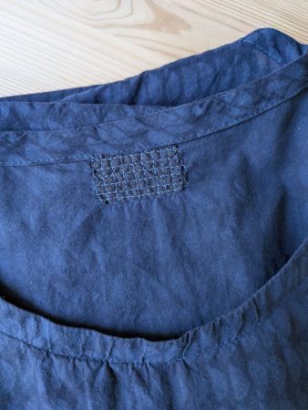 Blusentop 100% Baumwolle Blockdruck Gr. 44