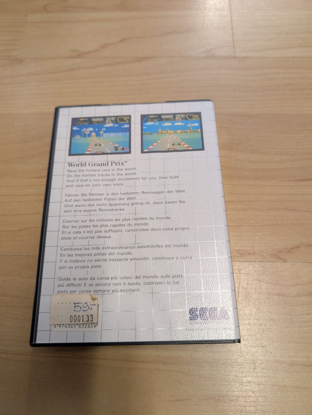 Giochi: World grand prix sega master system – Usato da Giubiasco venduto da Ticinerd 1