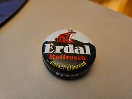 Schuhcreme Blechdose ERDAL Rotfrosch / Vintage 1960er Jahre