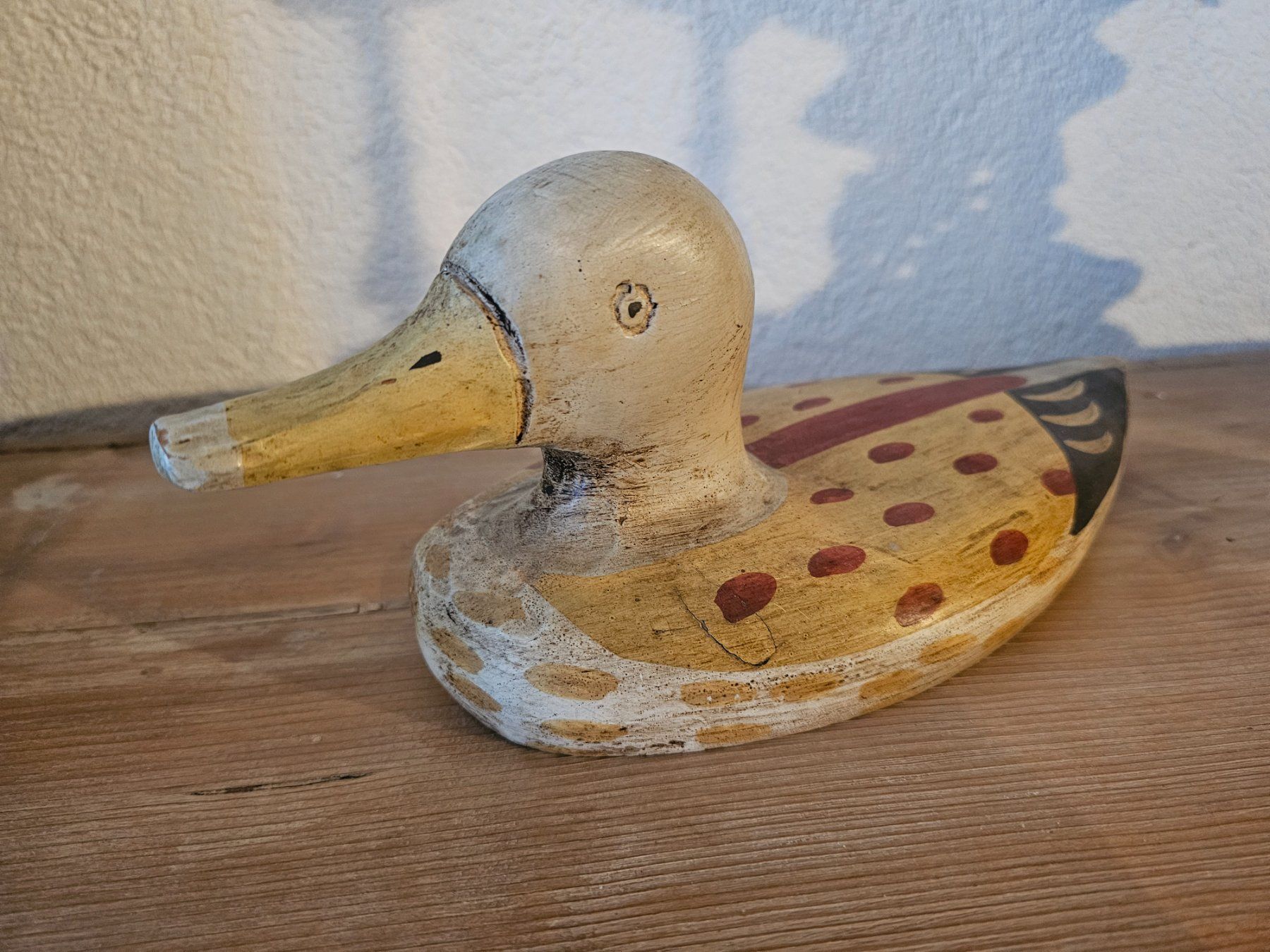 Statuette: Holzente, geschnitzt & bemalt – Usato da Pfyn venduto da Allround-Stephan