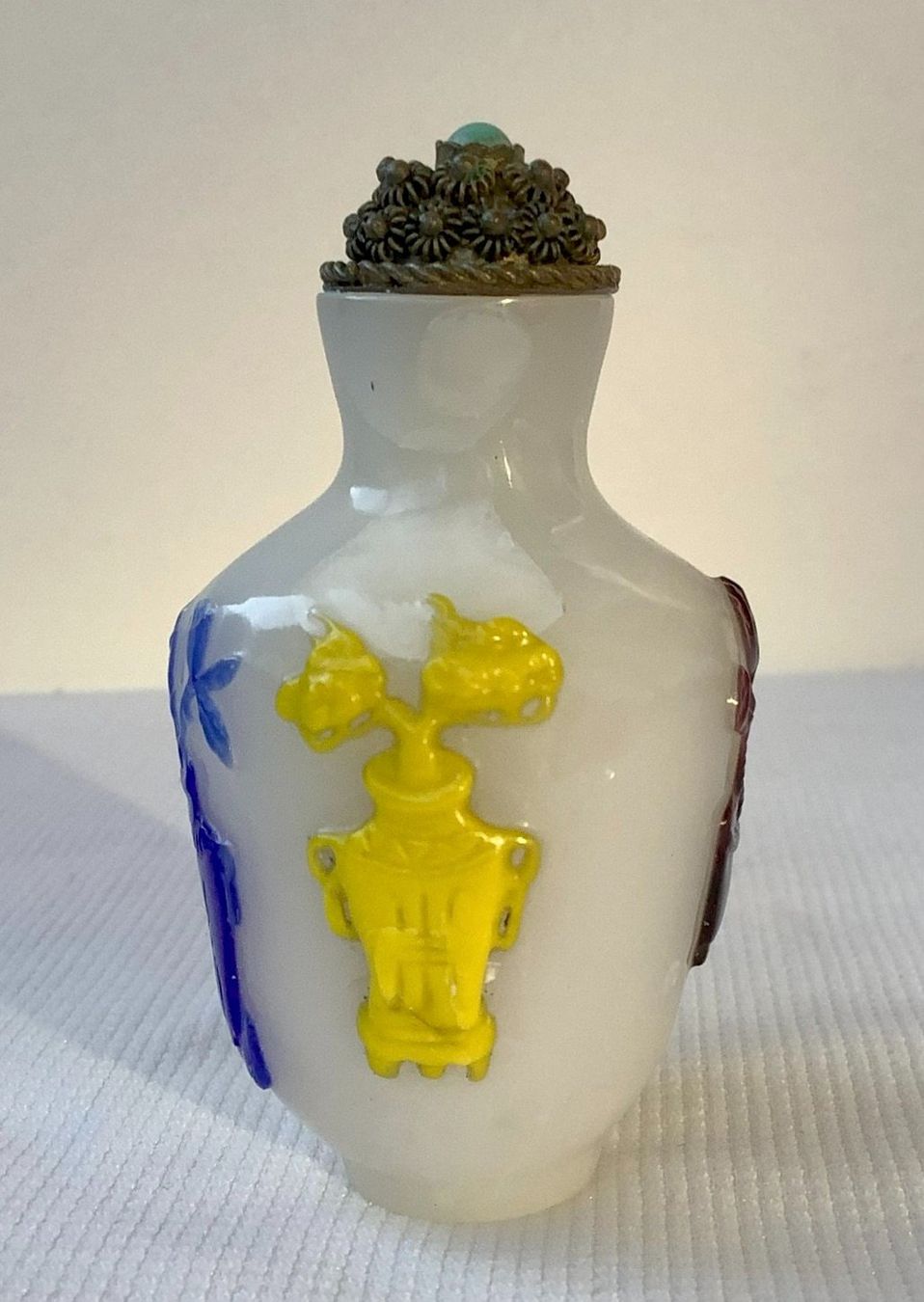 Flaconi: China 3 Snuffbottle Cloisonne Glas – Usato da Basel venduto da chinarh891 6