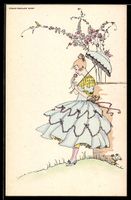 Mela Köhler: Elegante Dame mit Schirm r