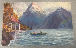 Künstler PK Paolo Kutscha Tellskapelle; Sonderstpl. 1924