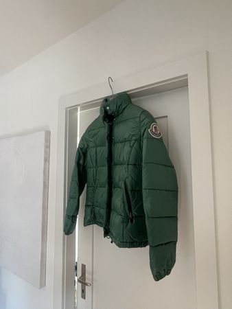 Moncler Damen vintage Daunenjacke Grün Grösse 4
